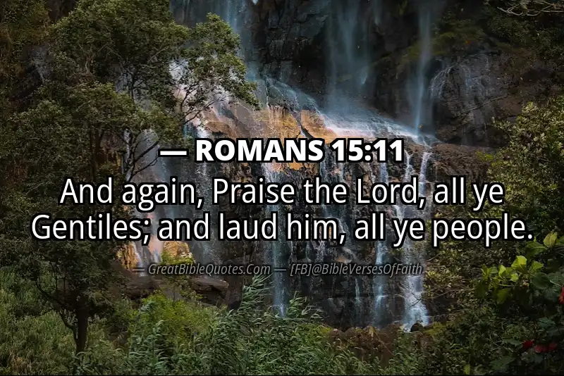 ROMANS 15:11 Verse