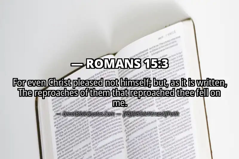 Image for ROMANS 15:3 Bible verse