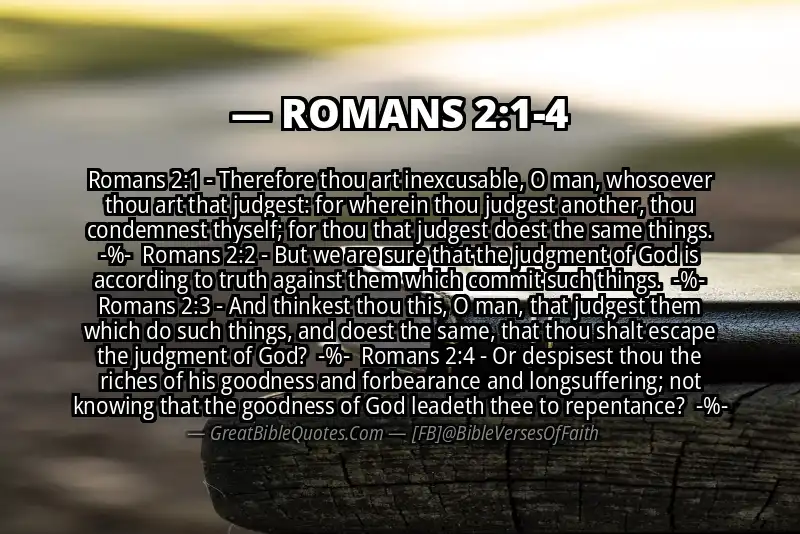 Image for ROMANS 2:1-4 Bible verse