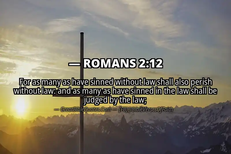 ROMANS 2:12 Verse