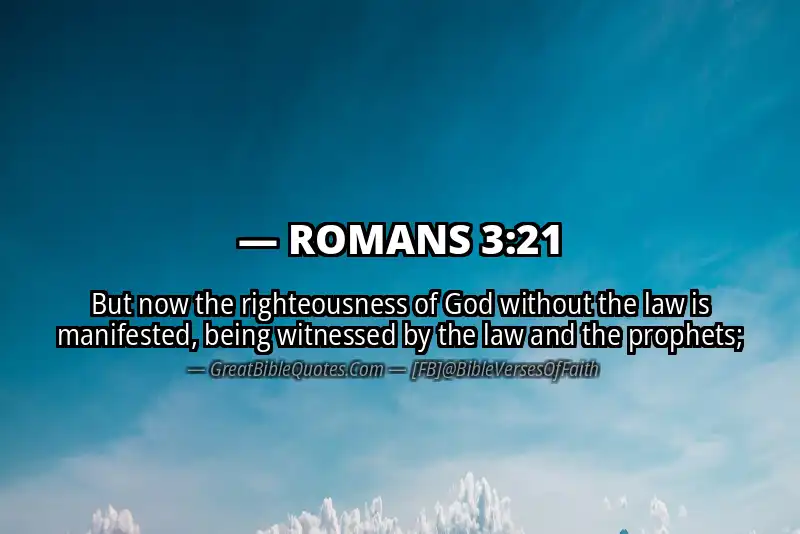 ROMANS 3:21 Verse
