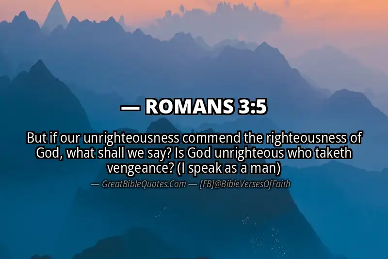 ROMANS 3:5 Verse