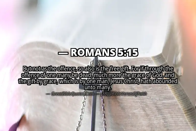ROMANS 5:15 Verse
