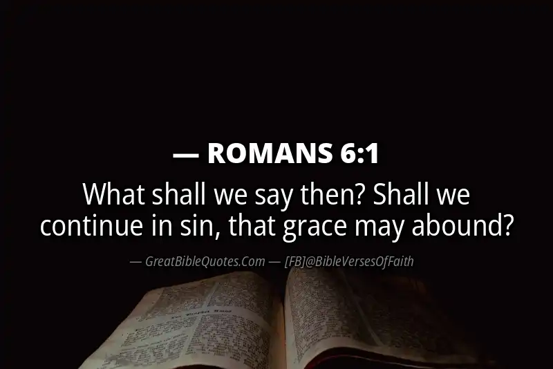 ROMANS 6:1 Verse Image