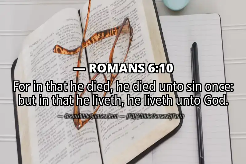 ROMANS 6:10 Verse