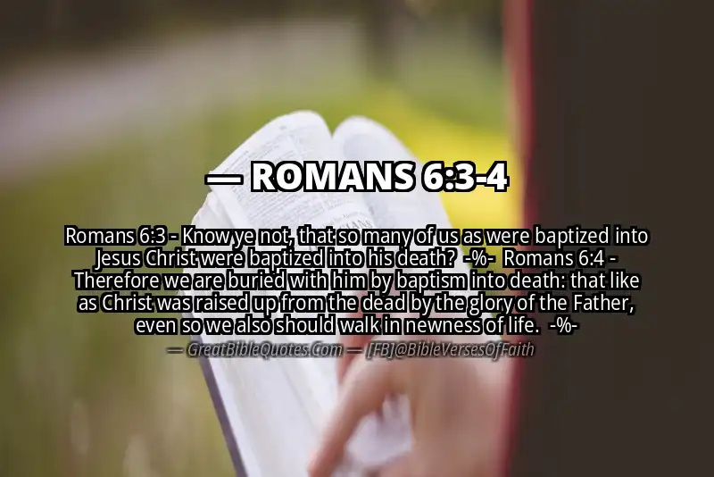 Image for ROMANS 6:3-4 Bible verse
