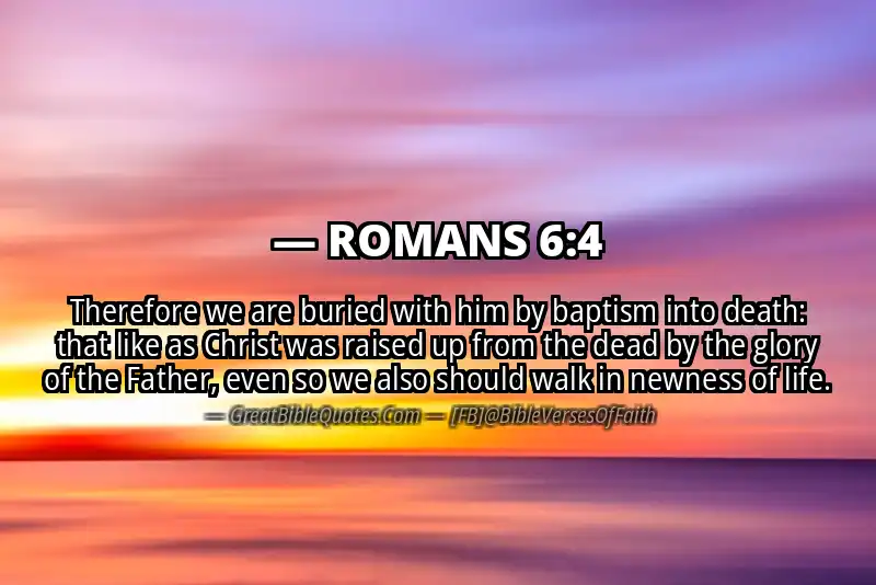 Image for ROMANS 6:4 Bible verse