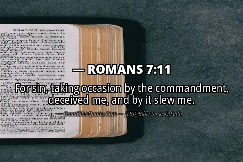 ROMANS 7:11 Verse