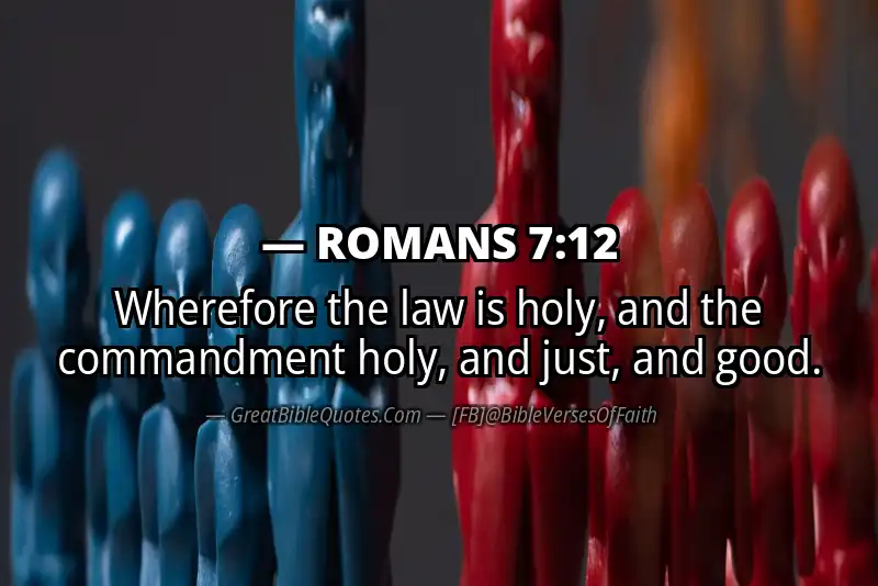 ROMANS 7:12 Verse