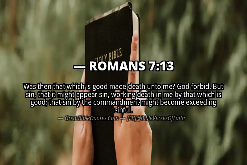 ROMANS 7:13 Verse