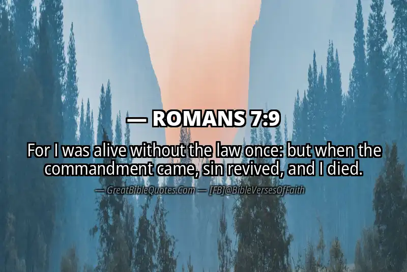 ROMANS 7:9 Verse