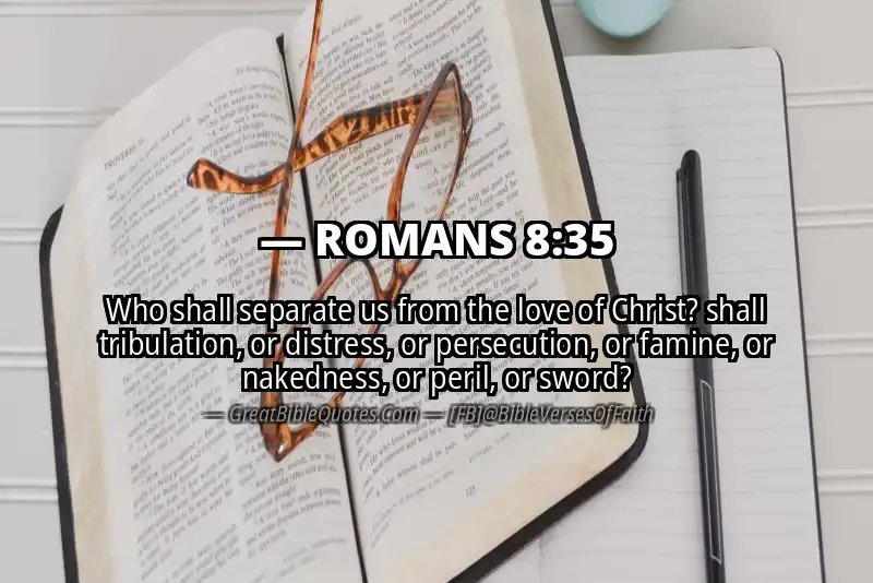 ROMANS 8:35 Verse