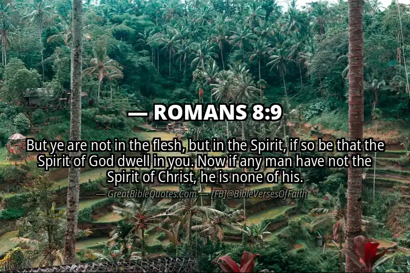 ROMANS 8:9 Verse