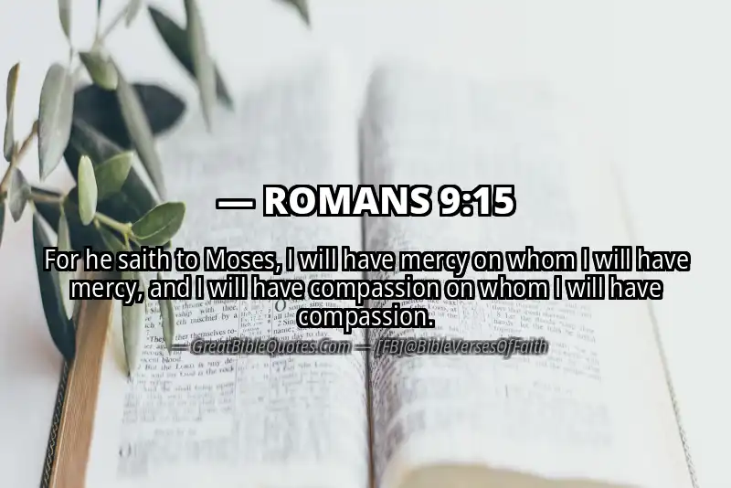 ROMANS 9:15 Verse