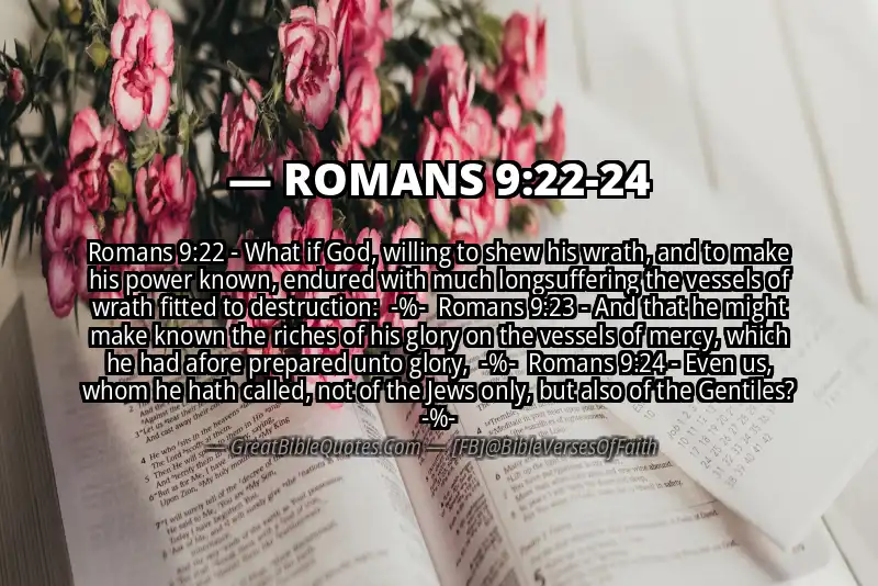 Image for ROMANS 9:22-24 Bible verse
