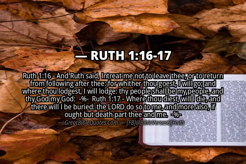 Image for RUTH 1:16-17 Bible verse