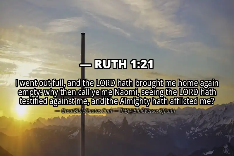 RUTH 1:21 Verse