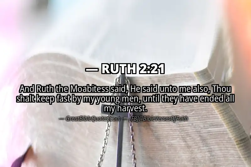 RUTH 2:21 Verse