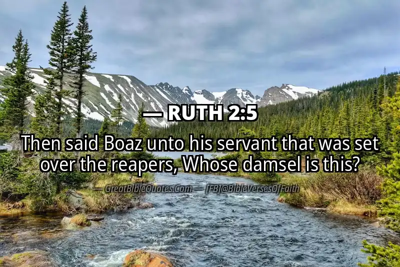 RUTH 2:5 Verse Image