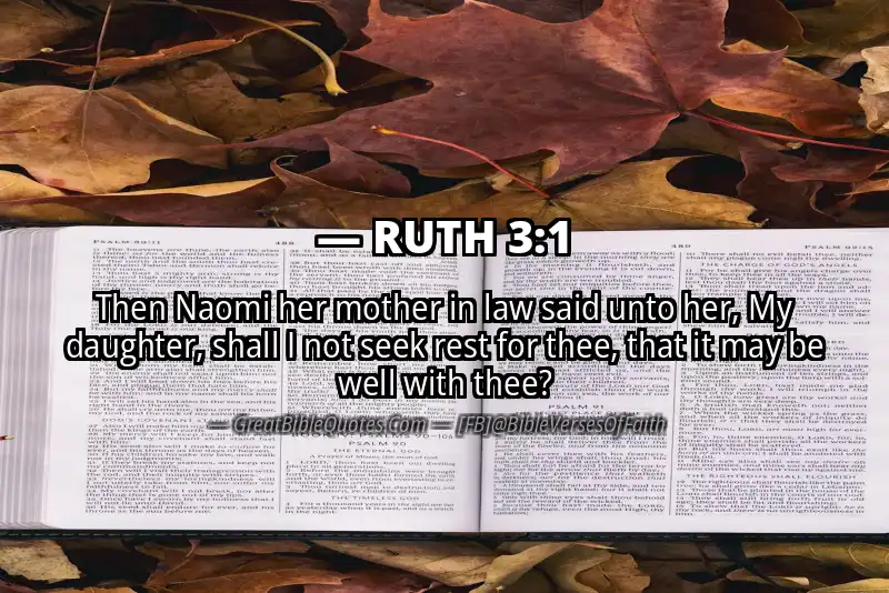 RUTH 3:1 Verse