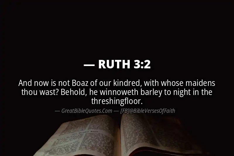 RUTH 3:2 Verse