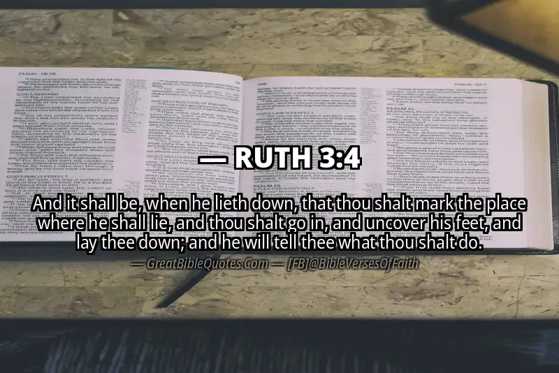 RUTH 3:4 Verse