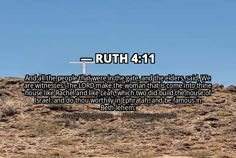 RUTH 4:11 Verse