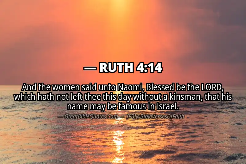 RUTH 4:14 Verse
