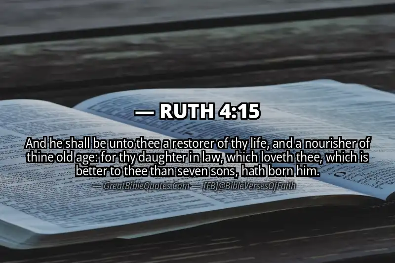 RUTH 4:15 Verse