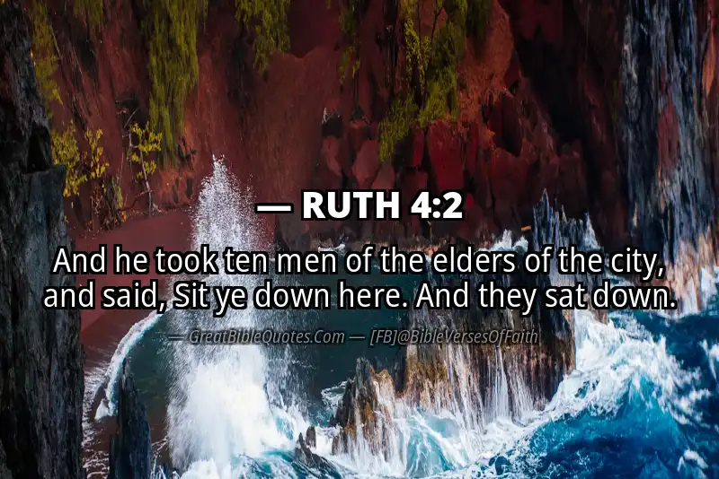 RUTH 4:2 Verse