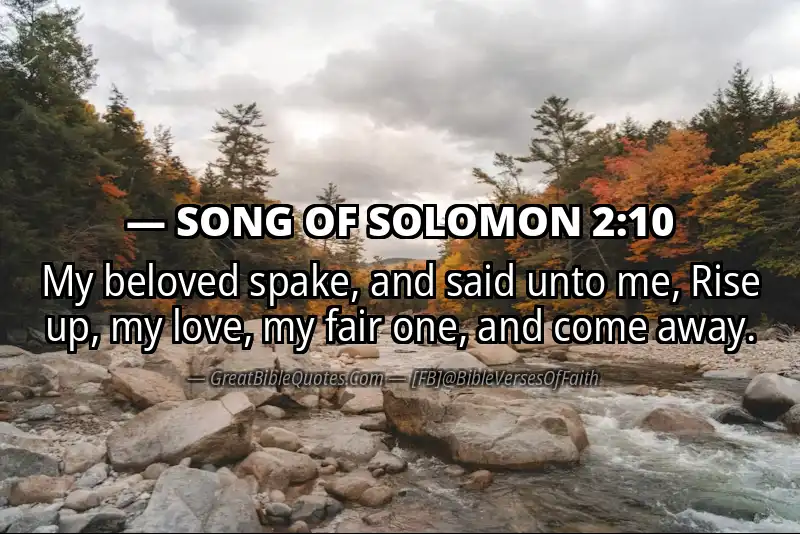SONG OF SOLOMON 2:10 Verse