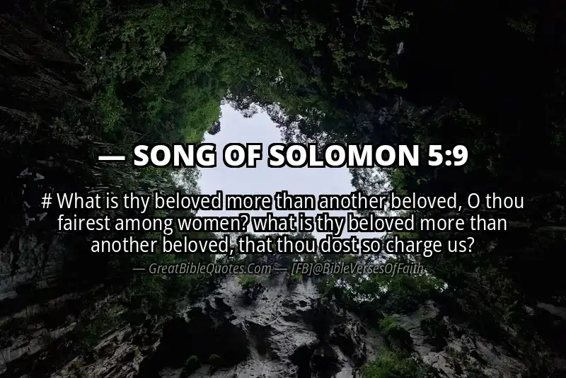 SONG OF SOLOMON 5:9 Verse