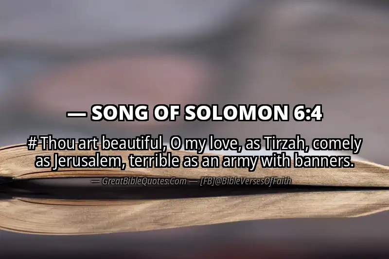 SONG OF SOLOMON 6:4 Verse
