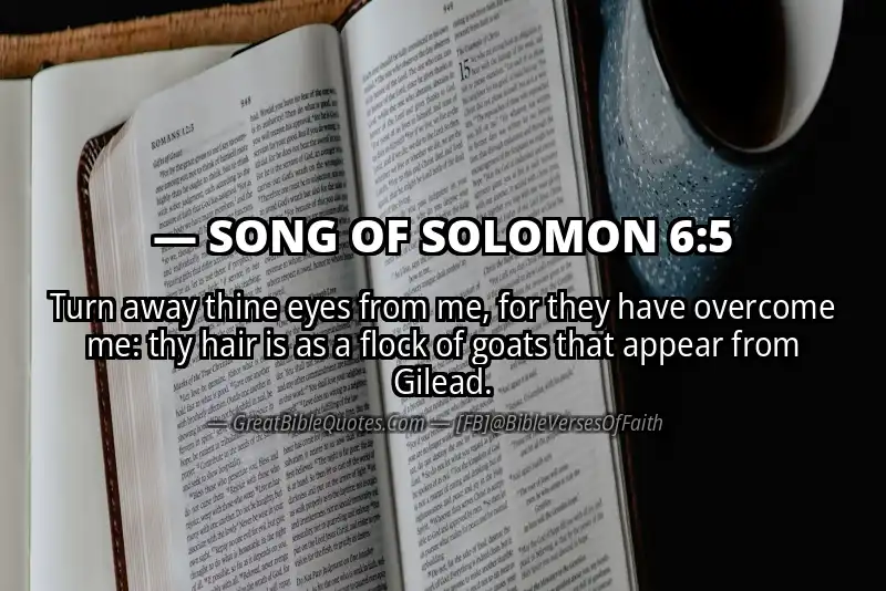 SONG OF SOLOMON 6:5 Verse