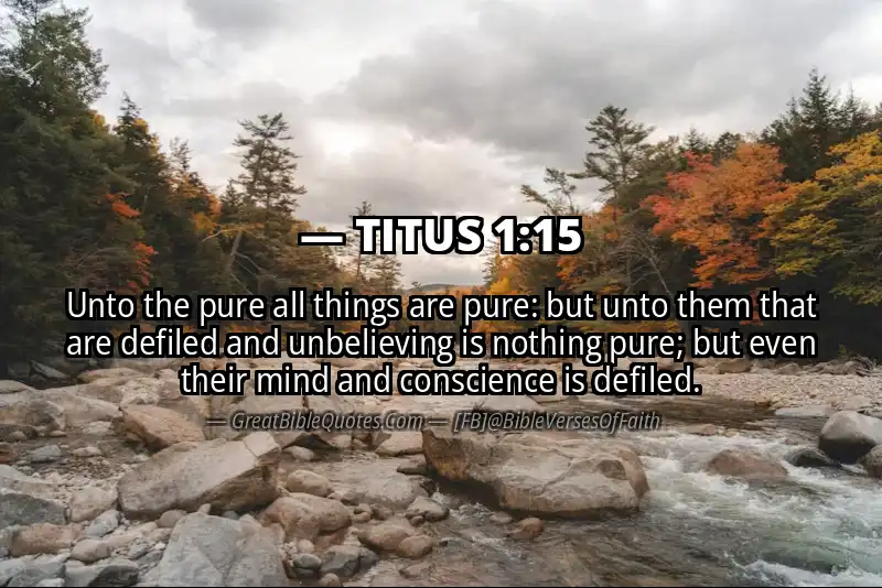 TITUS 1:15 Verse