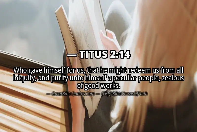TITUS 2:14 Verse