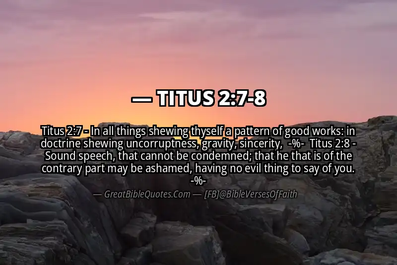 Image for TITUS 2:7-8 Bible verse