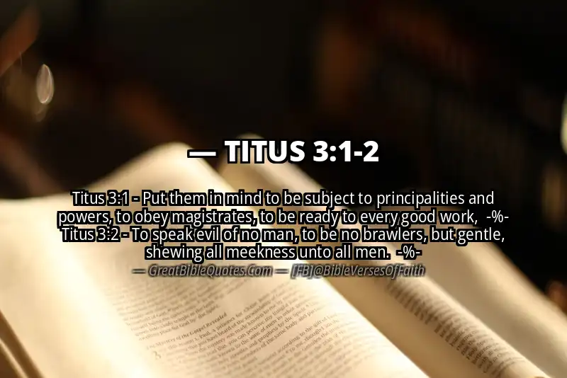 Image for TITUS 3:1-2 Bible verse