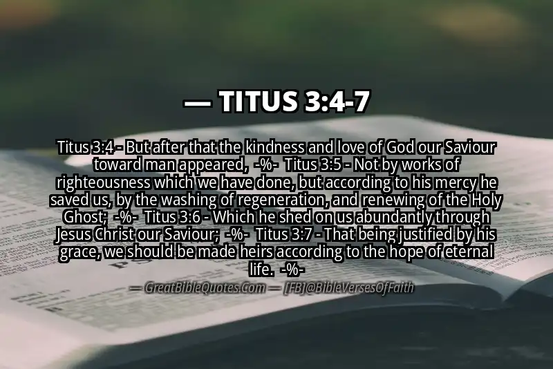 Image for TITUS 3:4-7 Bible verse