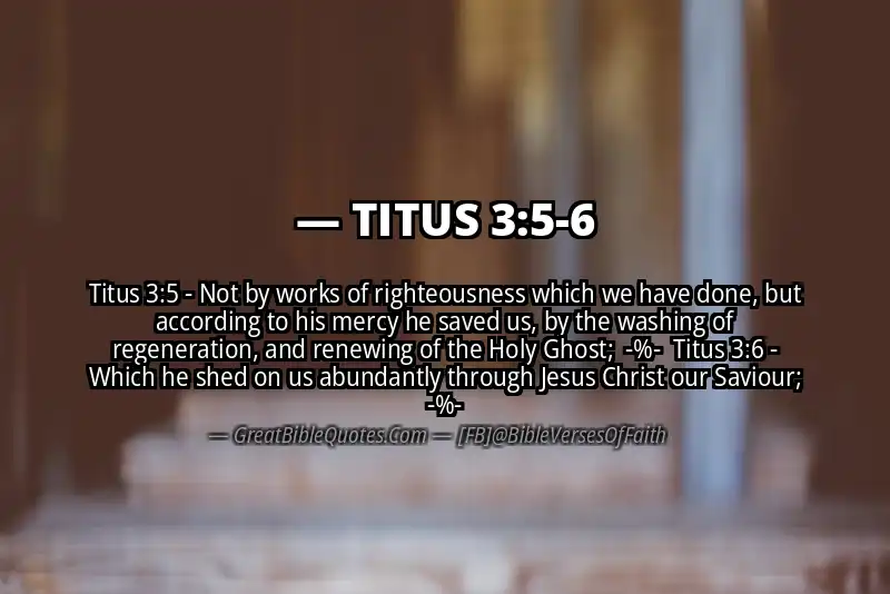 Image for TITUS 3:5-6 Bible verse