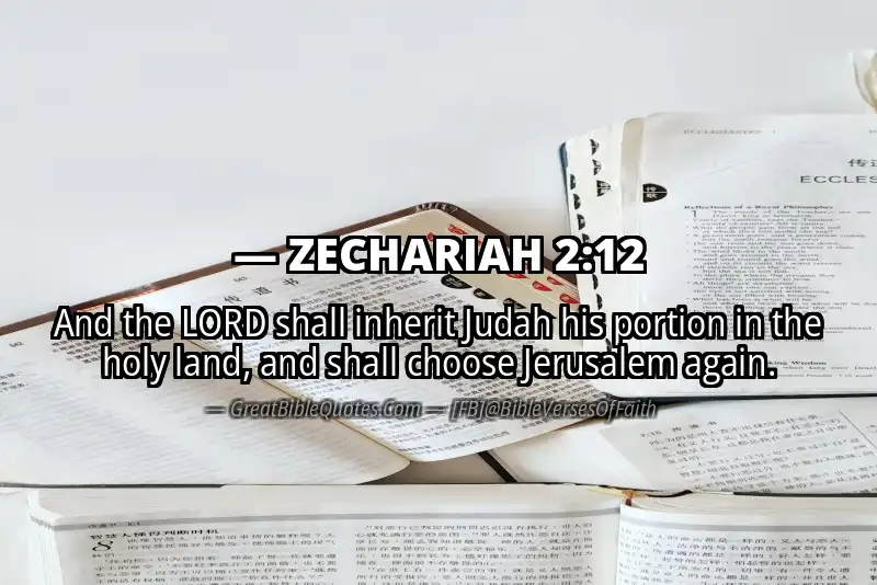 ZECHARIAH 2:12 Verse