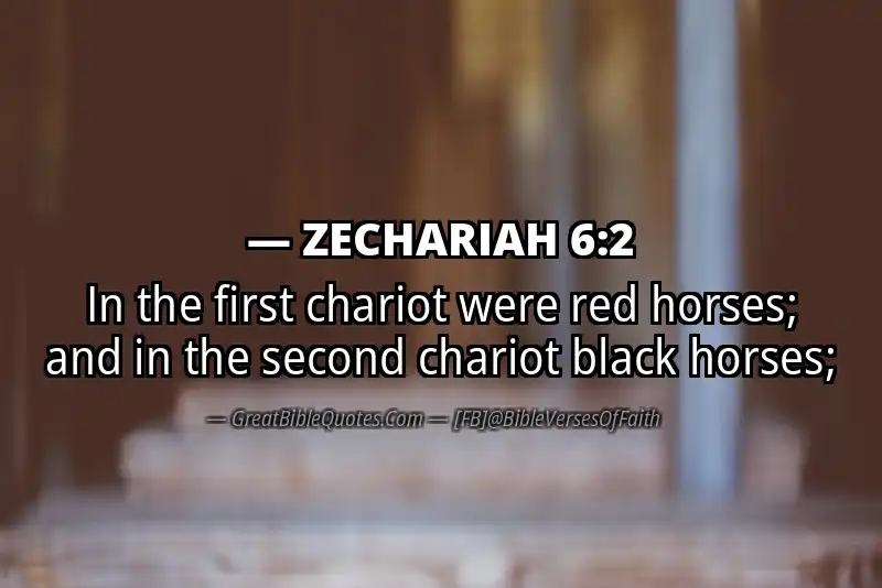 ZECHARIAH 6:2 Verse
