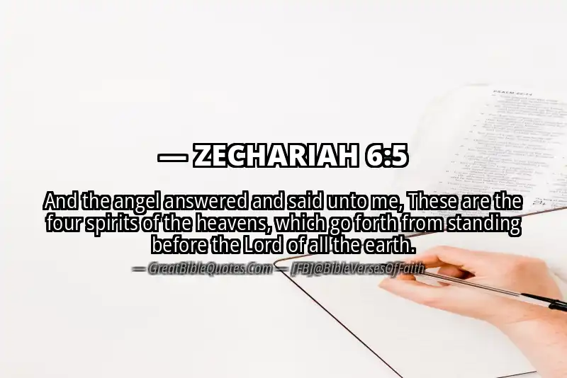 ZECHARIAH 6:5 Verse