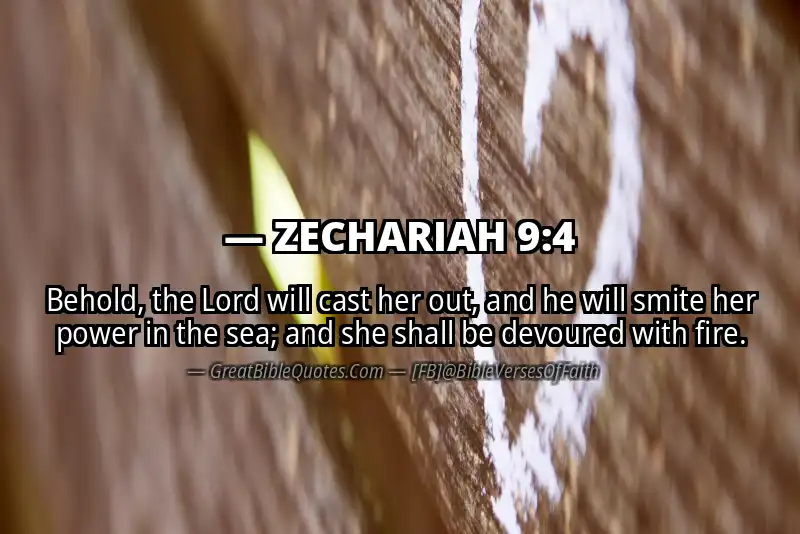 ZECHARIAH 9:4 Verse