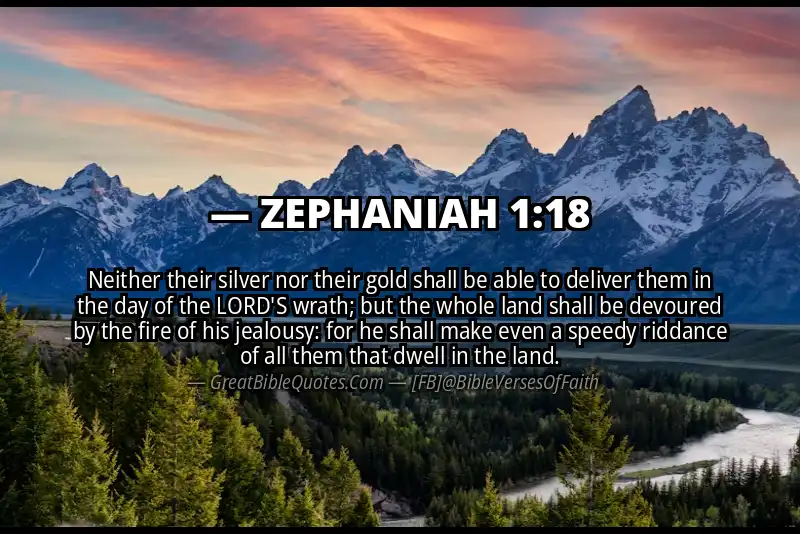 ZEPHANIAH 1:18 Verse