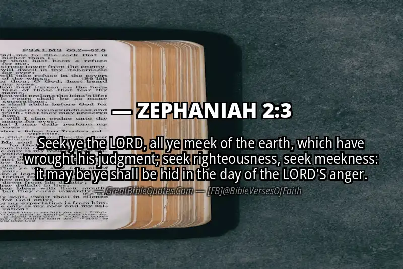 ZEPHANIAH 2:3 Verse