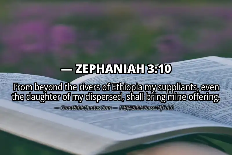 ZEPHANIAH 3:10 Verse