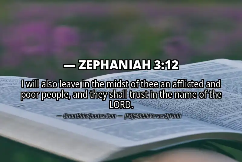 ZEPHANIAH 3:12 Verse