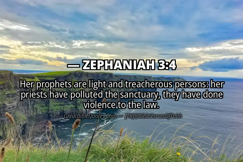 ZEPHANIAH 3:4 Verse